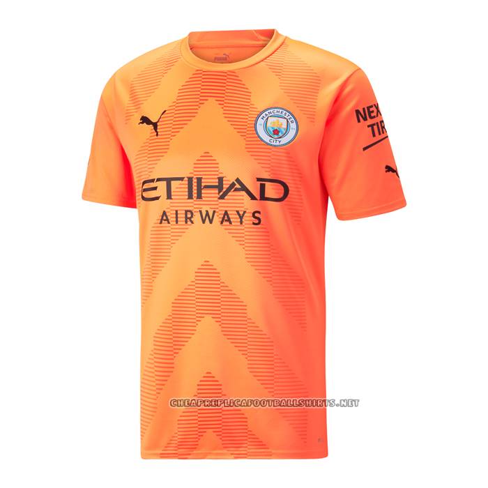 Manchester City Goalkeeper Shirt 2022-2023 Orange